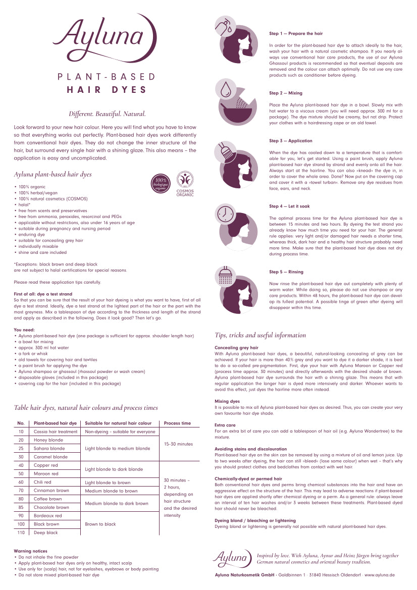 PLANT-BASED HAIR DYE NO. 80, COFFEE BROWN